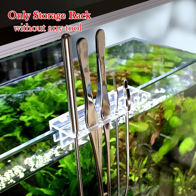 Aquarium Fish Tank Cleaner - 1PCS rak penyimpanan peralatan tanaman akuarium,
