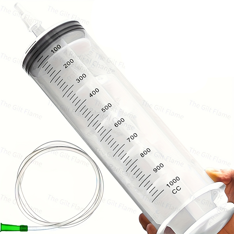 Xl Aquarium Fish - Set Jarum Suntik Besar 1000Ml, untuk