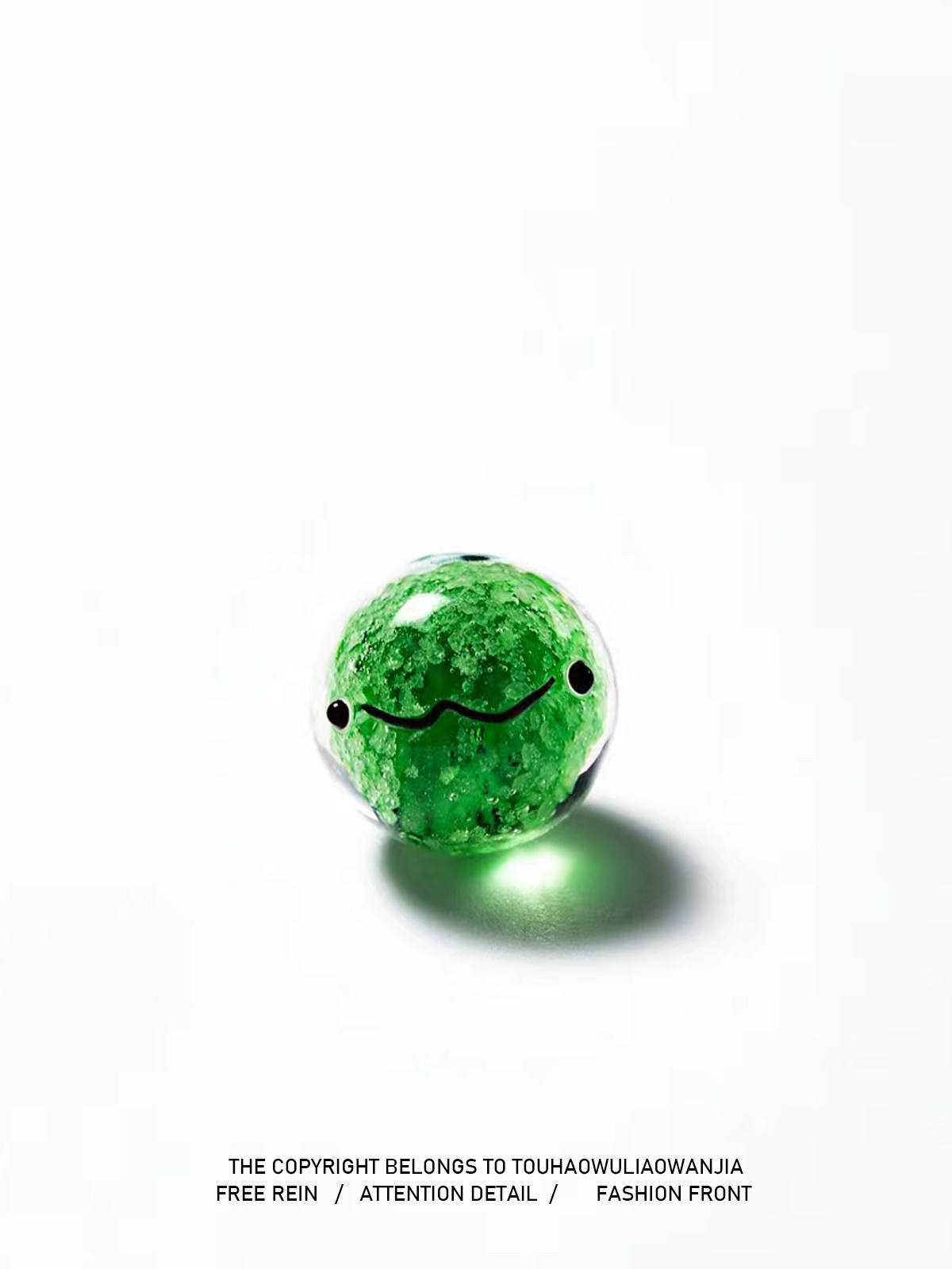 Aquarium Fish Japan - Bola Kaca Marimo Bercahaya 1CM, Ornamen