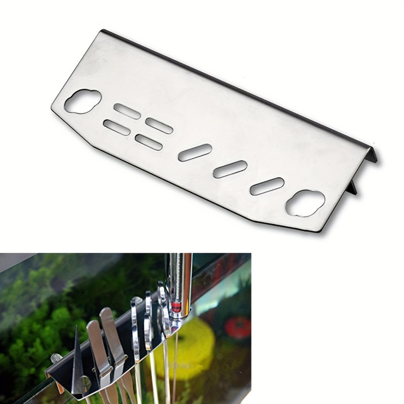 Aquarium Fish Tank Cleaner - Pemegang alat pembersih akuarium Stainless Steel,