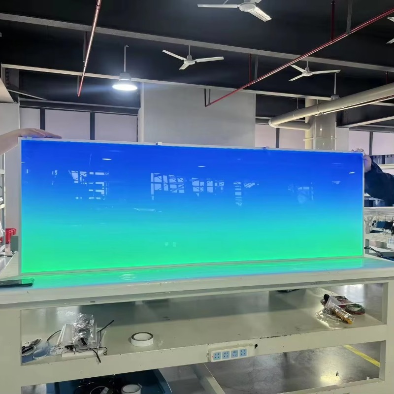 Aquarium Fish Rate - Papan Latar Belakang LED RGB Gradien