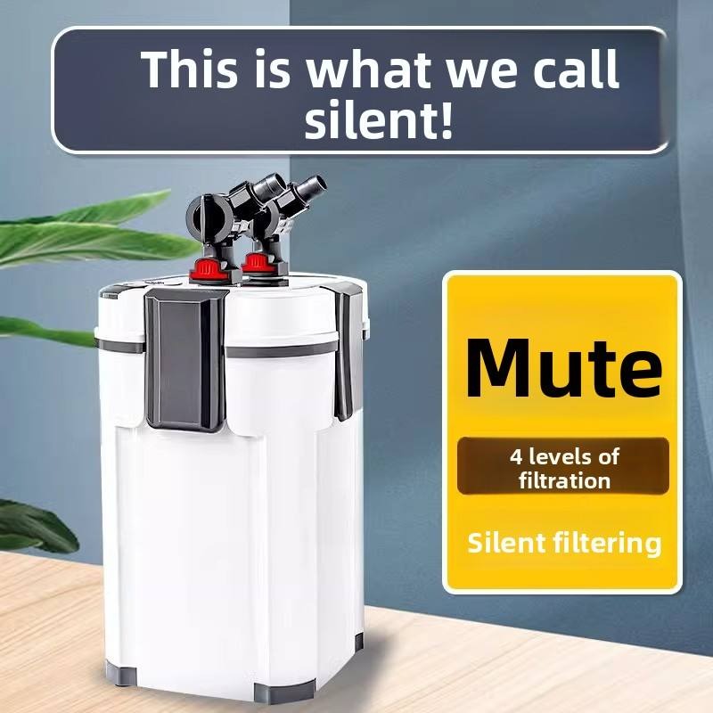 Aquarium Fish Rate - Filter Canister yang Dapat Disesuaikan, Laju