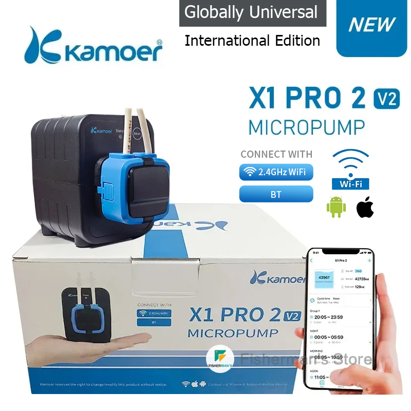 Kamoer X1 PRO 2 V2 pompa dosis - Aquarium Fish App ulasan dan harga