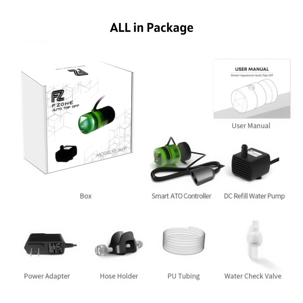 Sistem FZONE Smart ATO Pengisi - Aquarium Auto Top Off ulasan dan harga