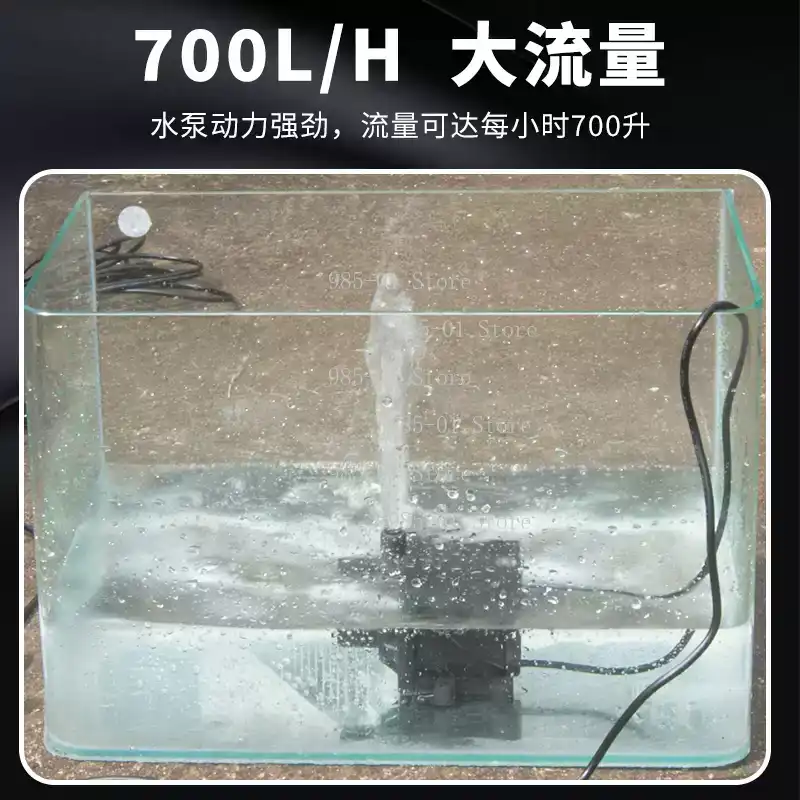 Pompa Air Tenaga Surya 20W unt - Aquarium Fish Images ulasan dan harga
