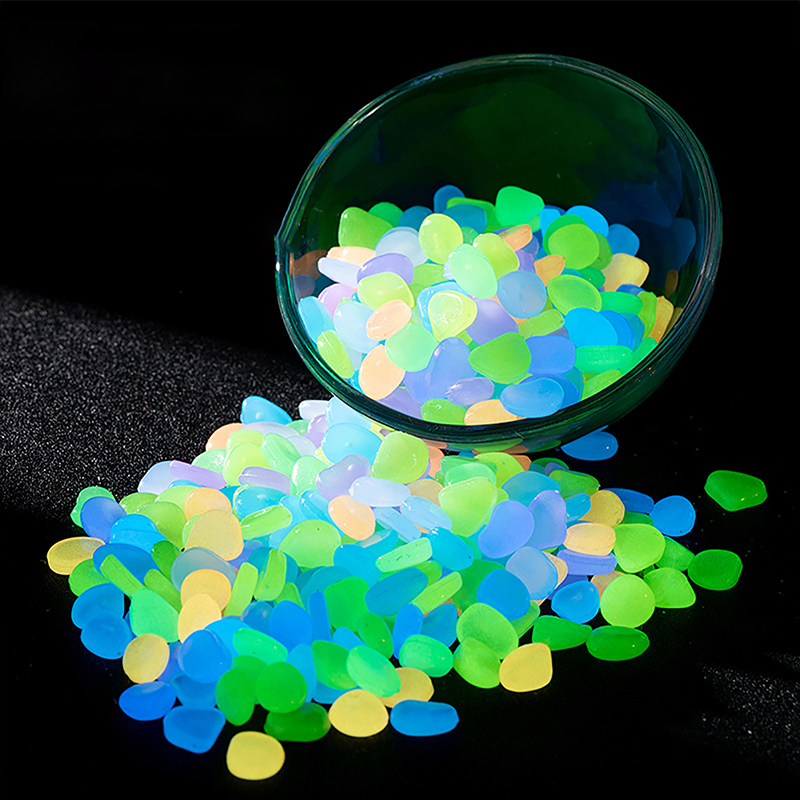 100 Buah Dekorasi Taman Batu B - Aquarium Fish Glow In The Dark ulasan dan harga