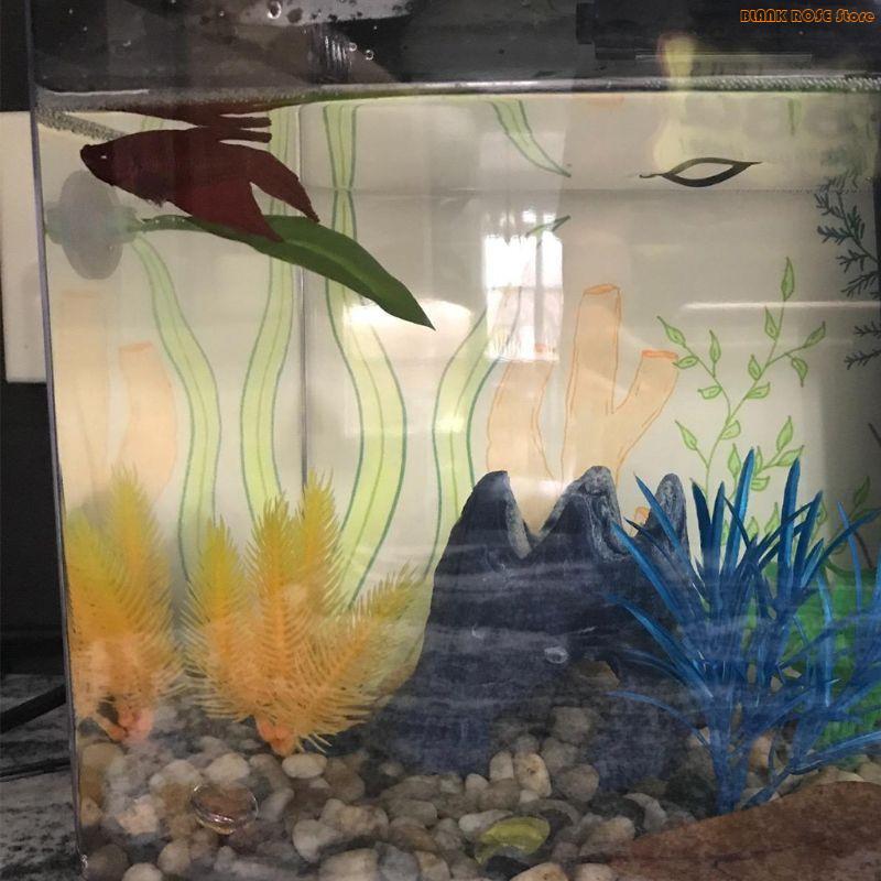 K1AE Dekorasi Tanaman Tangki T - Aquarium Fish Beautiful ulasan dan harga
