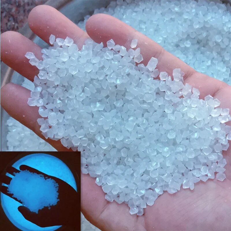 1000 buah 3-5mm pasir bercahay - Aquarium Fish Glow In The Dark ulasan dan harga