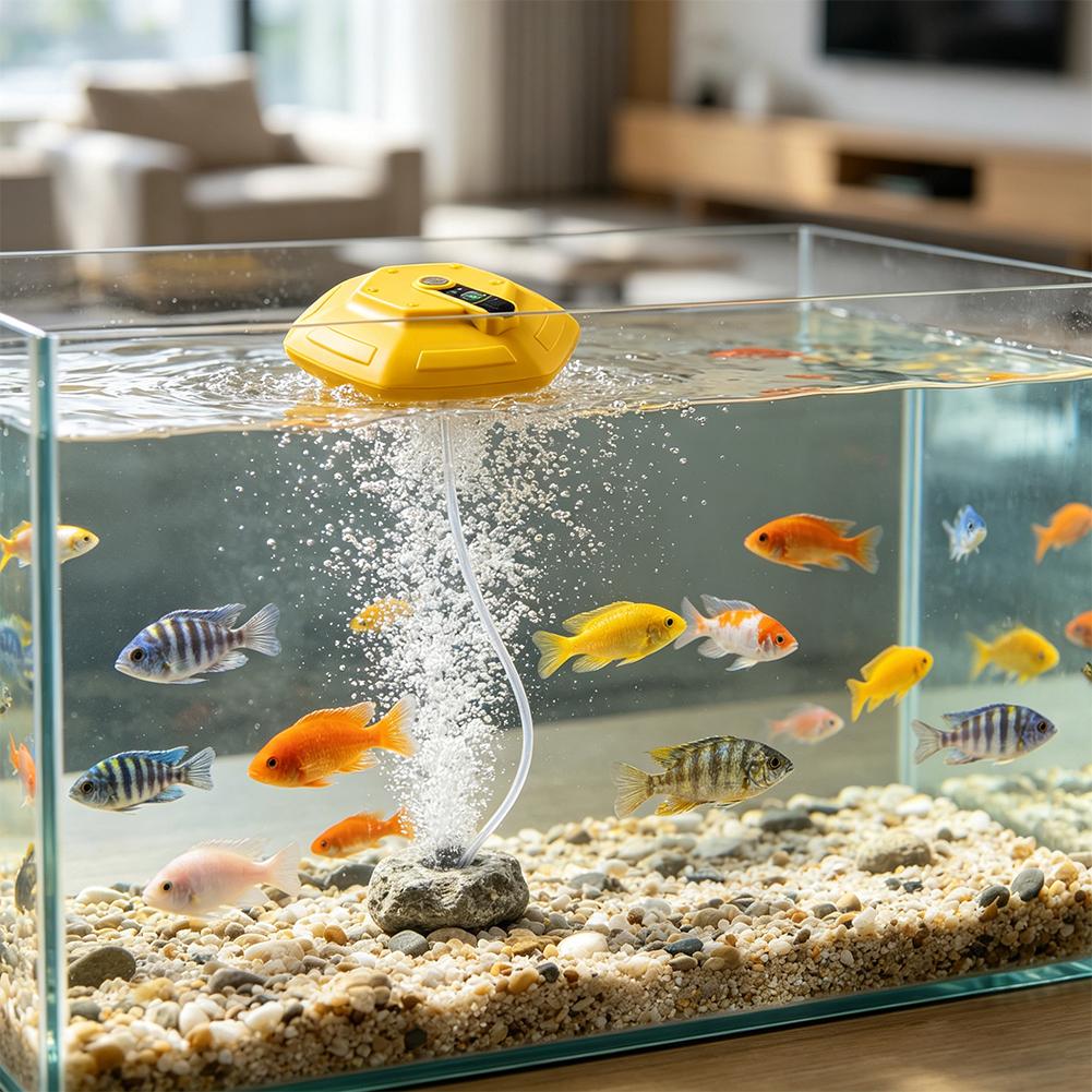 Pompa Oksigen Akuarium Nirkabe - Aquarium Fish Marine ulasan dan harga