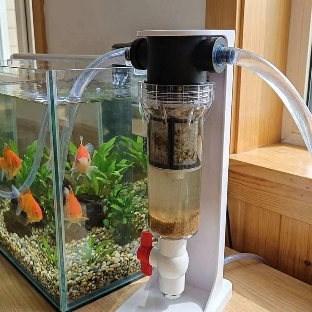 1/2 3/4 Pemisah Kotoran Akuari - Aquarium Fish Rate ulasan dan harga