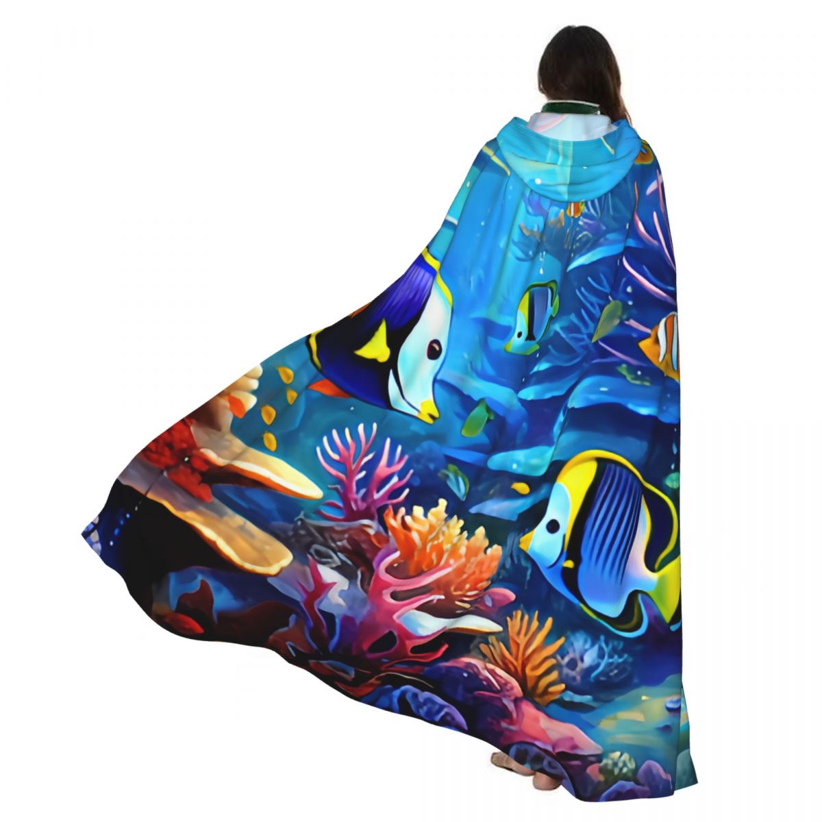 Jubah Vampir Dewasa Bertudung  - Aquarium Queen Fish ulasan dan harga
