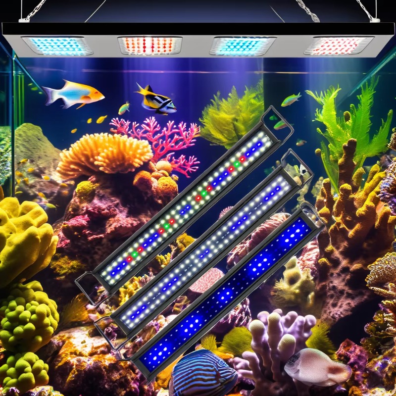 172145 RGB 30W Lampu LED Akuar - Aquarium Fish Rate ulasan dan harga