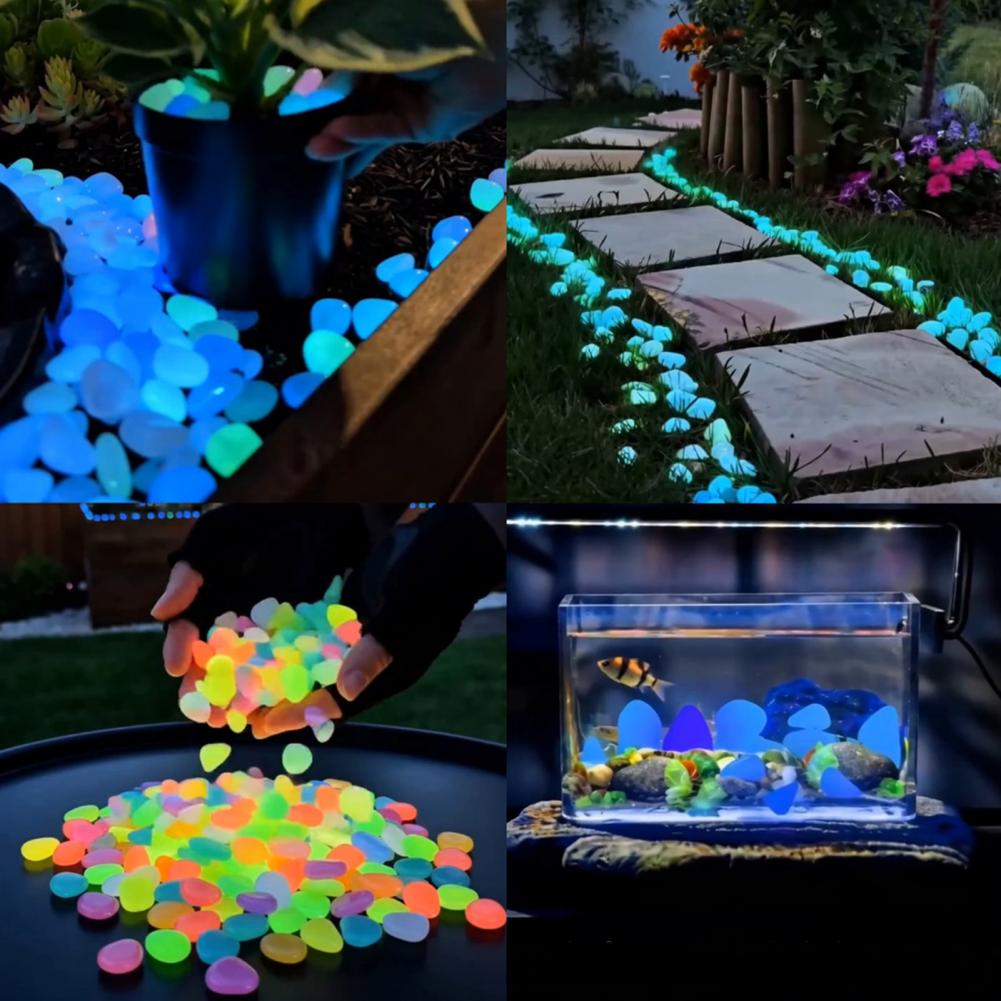 Kerikil Resin Bercahaya dalam  - Aquarium Fish Glow In The Dark ulasan dan harga