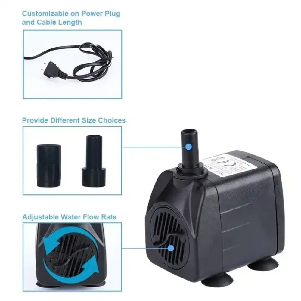 Pompa Air Submersible Hitam Po - Aquarium Fish Images ulasan dan harga