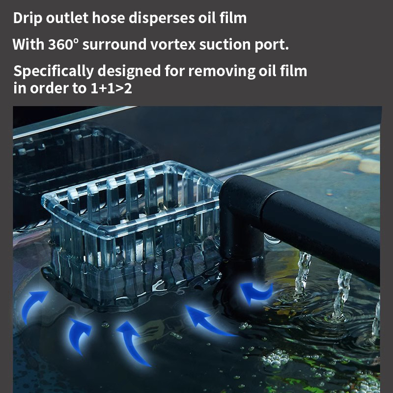 3W Filter Skimmer Minyak Permu - Aquarium Fish Images ulasan dan harga