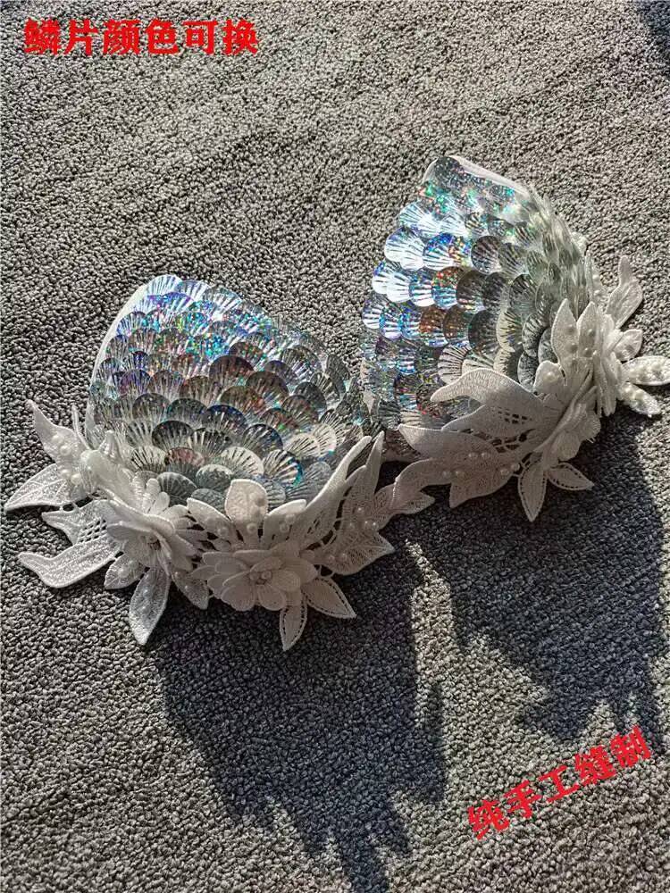 Bra Bikini Payet Mermaid Shell - Aquarium Queen Fish ulasan dan harga