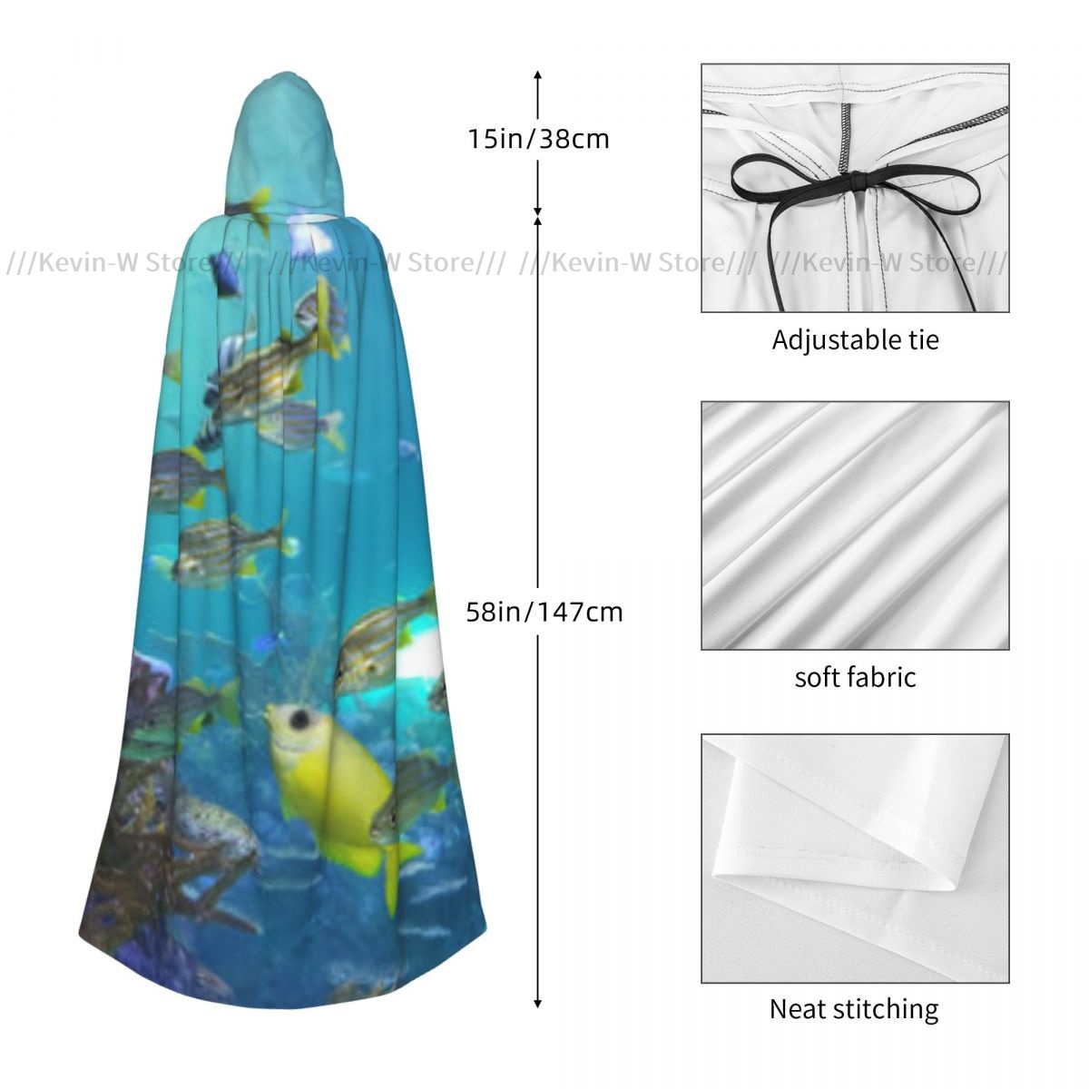 Aksesori Kostum Jubah Penyihir - Aquarium Queen Fish ulasan dan harga