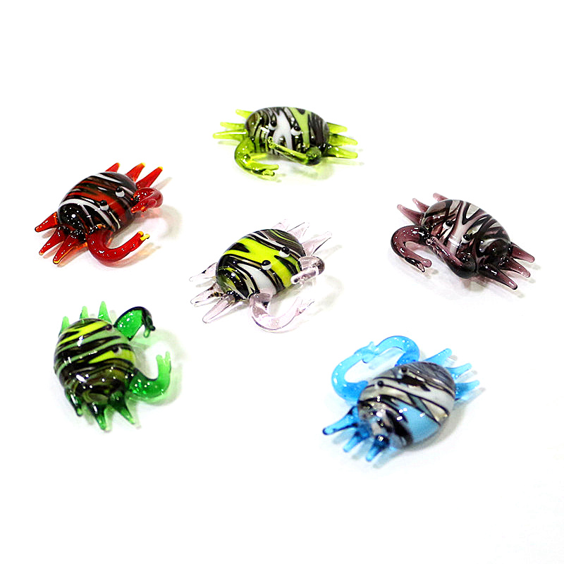 Figurin Kepiting Kaca Mini Luc - Aquarium Fish Marine ulasan dan harga