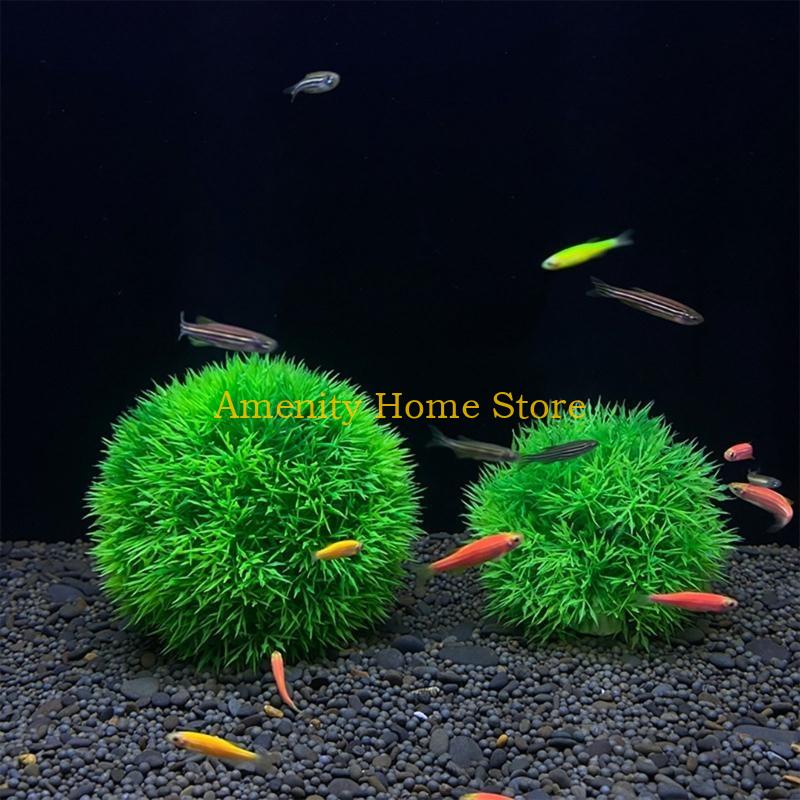 F26C Marimo Buatan Hijau untuk - Aquarium Fish Beautiful ulasan dan harga