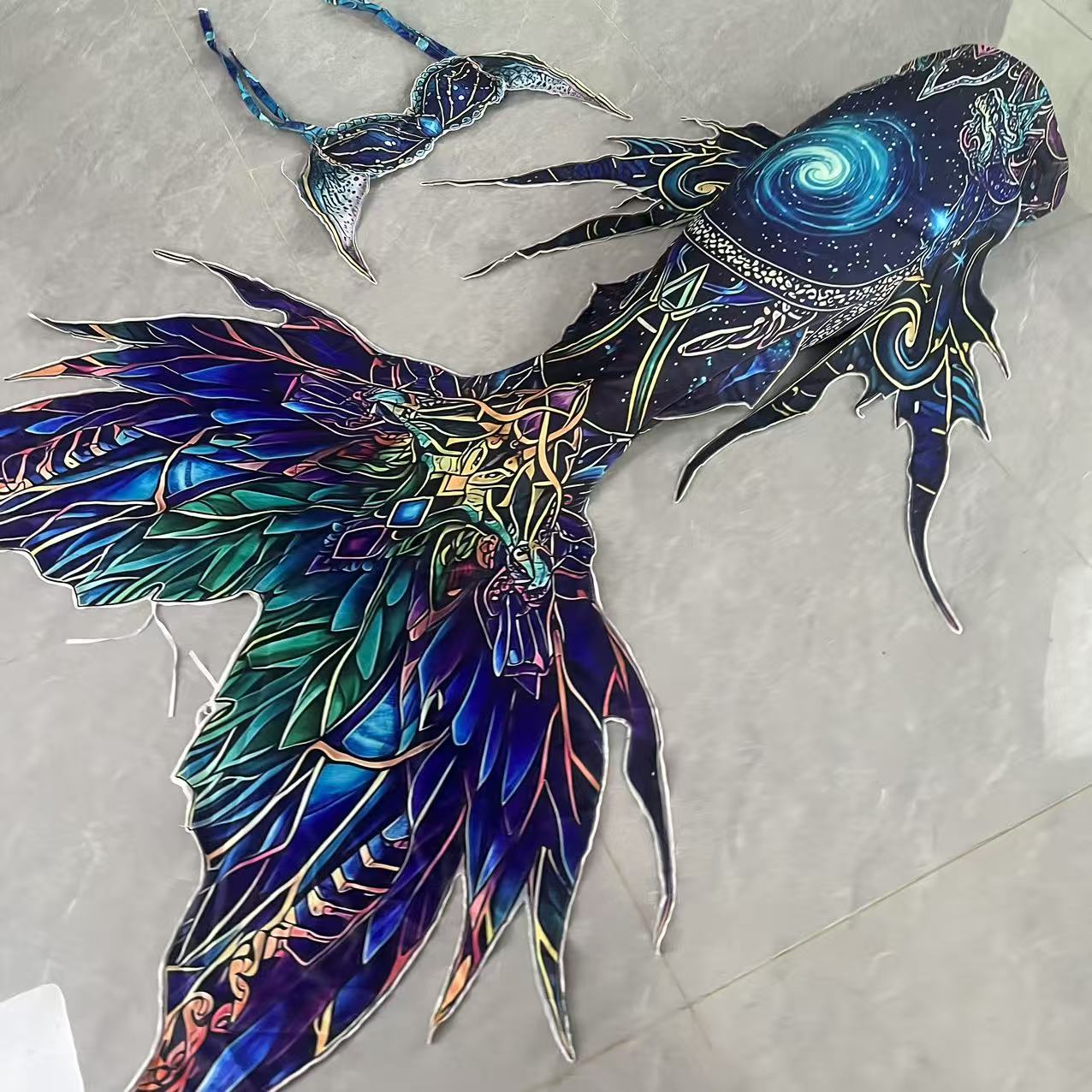 Ekor Duyung Biru Tua Cetak Def - Aquarium Fish Beautiful ulasan dan harga