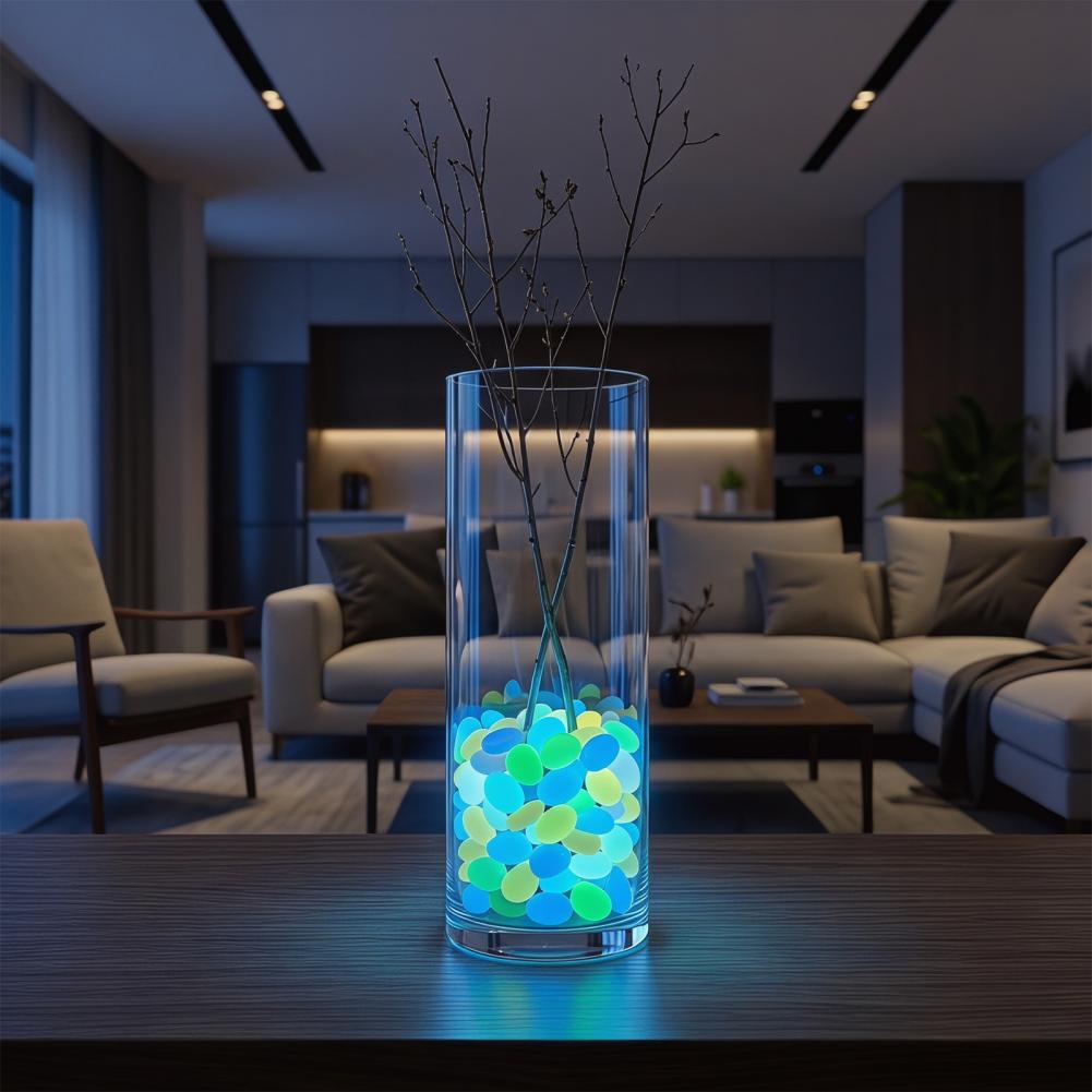 Batu Taman Bercahaya, Kerikil  - Aquarium Fish Glow In The Dark ulasan dan harga