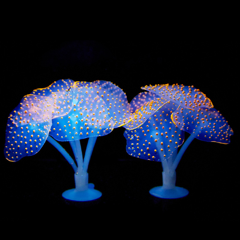 Ornamen Akuarium Karang Siliko - Aquarium Fish Glow In The Dark ulasan dan harga